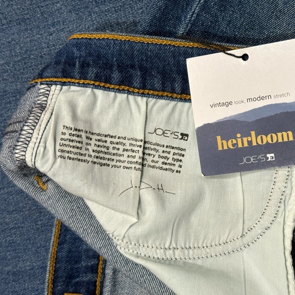JOE'S JEANS Sz 32 Jeans honor high rise vintage straight kersh blue Classic Boho - Picture 11 of 12